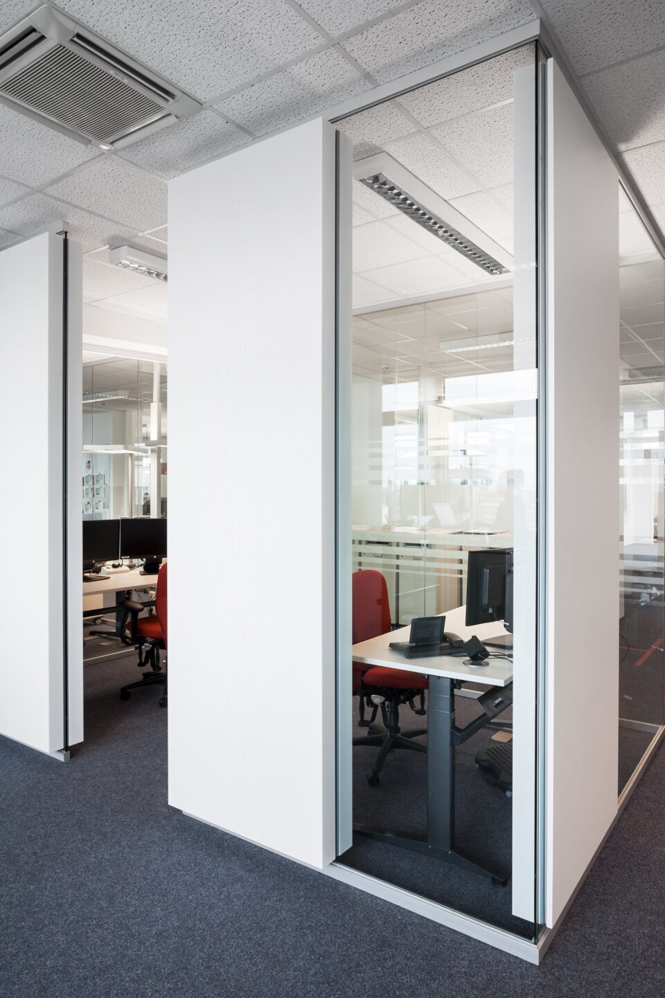 fecophon metal│feco partition walls│DM Callcenter Karlsruhe