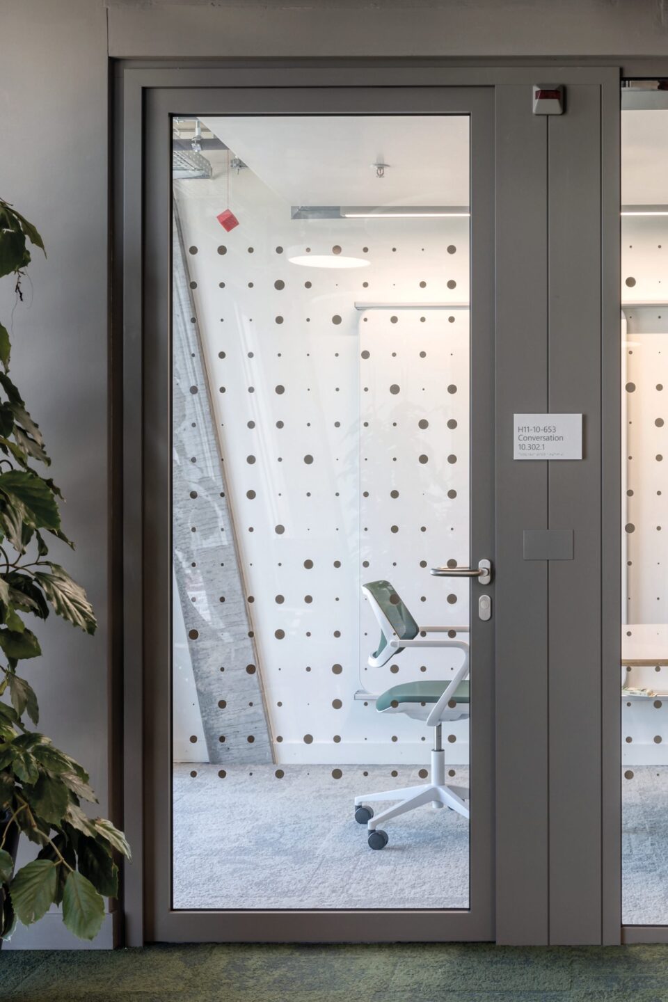 Aluminium frame/glass door element A40 with aluminium frame T70 and TST70 double