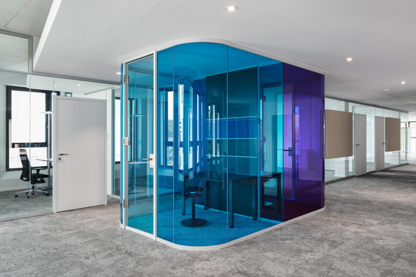 Stadttor Ost, Heidelberg │ system walls from feco │ sustainable agile office landscape