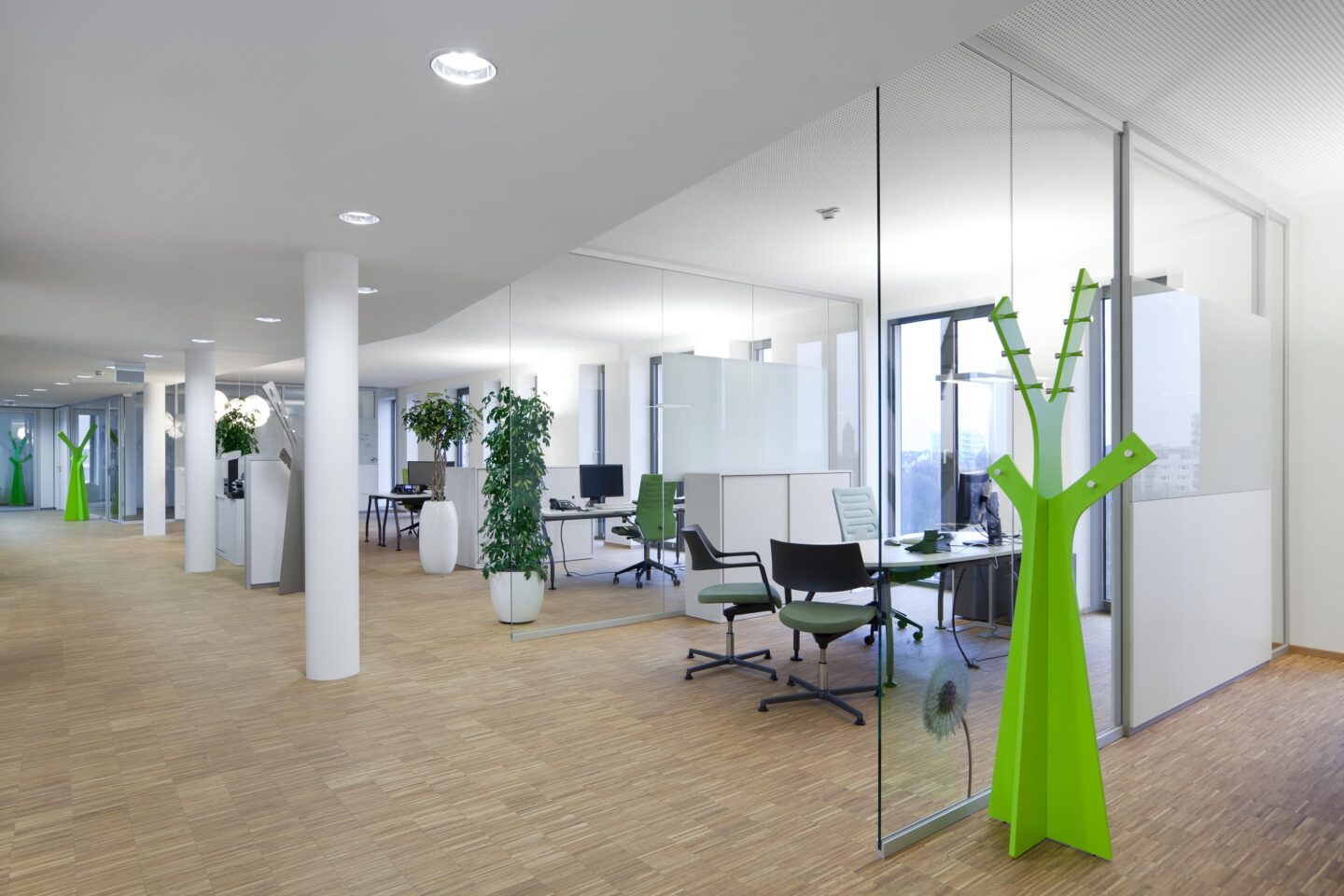 Disy information systems Karlsruhe │ fecopur skylight glazing │ Office furnishings with feco