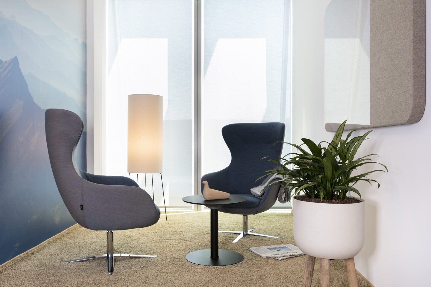 Michelin Nordeuropa-Zentrale │ Lounge-Bereich │ attraktive Arbeitsumgebung