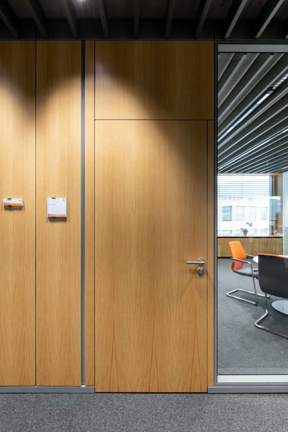 Testo AG │ system walls from feco │ fecotür wood