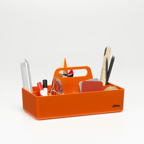 Vitra Toolbox mandarine│praktische tragbare Organisationsbox │Vitra bei feco Karlsruhe