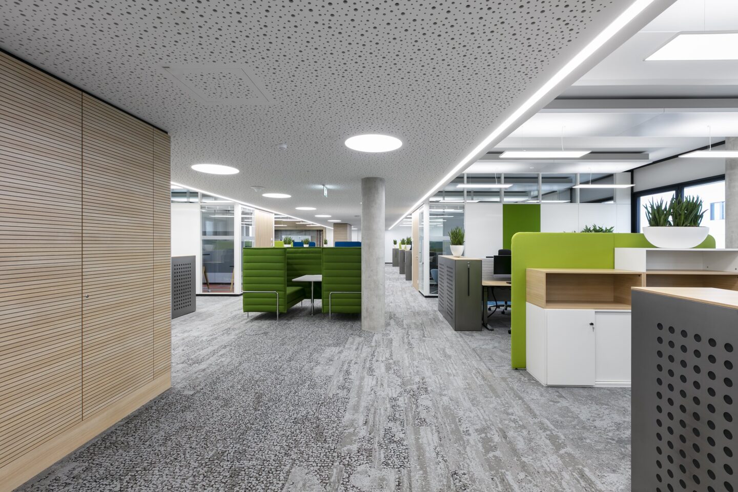 feco-feederle│partition wall systems│Fiducia, Karlsruhe