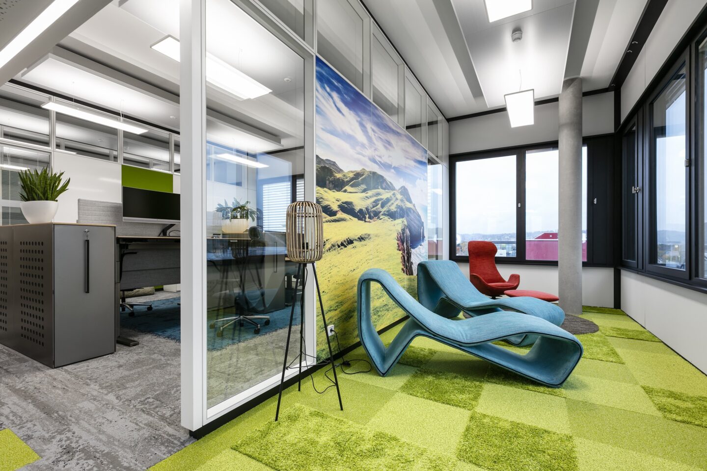 feco-feederle│partition wall systems│Fiducia, Karlsruhe