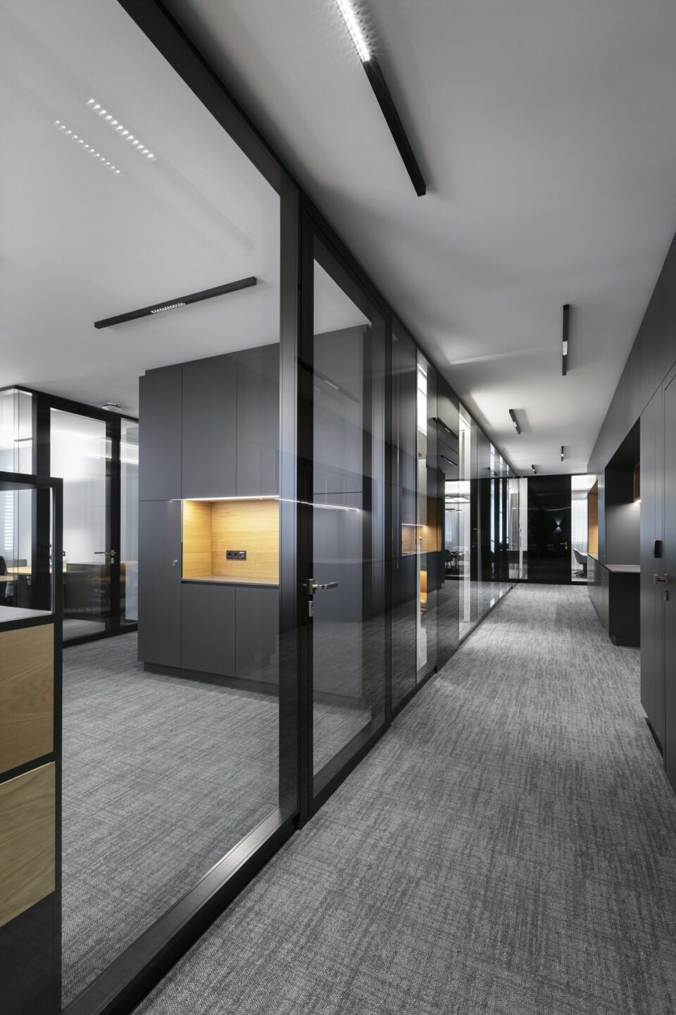 General Atlantic, München │ Structural-Glazing-Doppelverglasung │ Flächenbündige fecostruct Glaswände