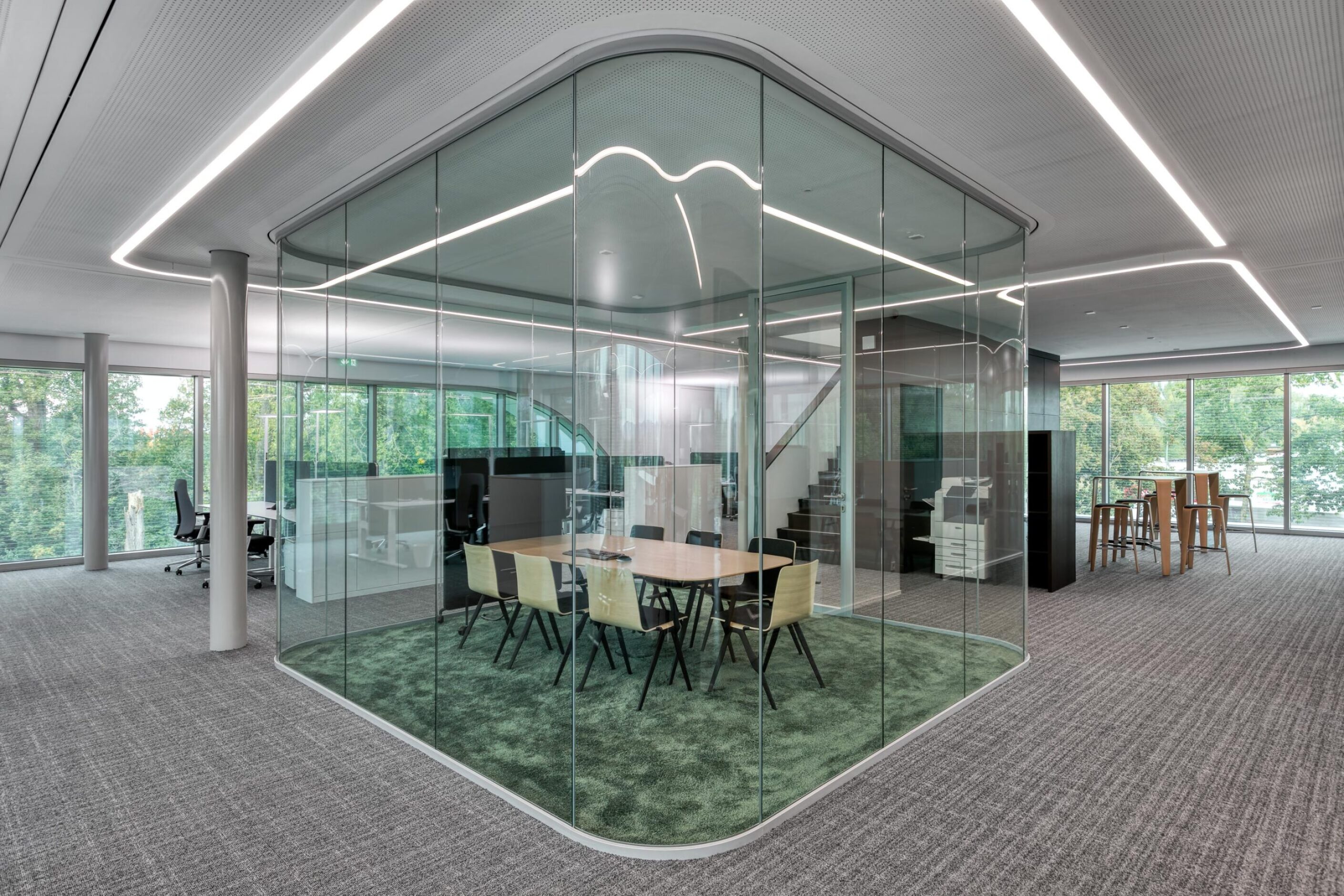 FC-Campus Karlsruhe │ agile working environment │ room and furniture conception │ modern working environment