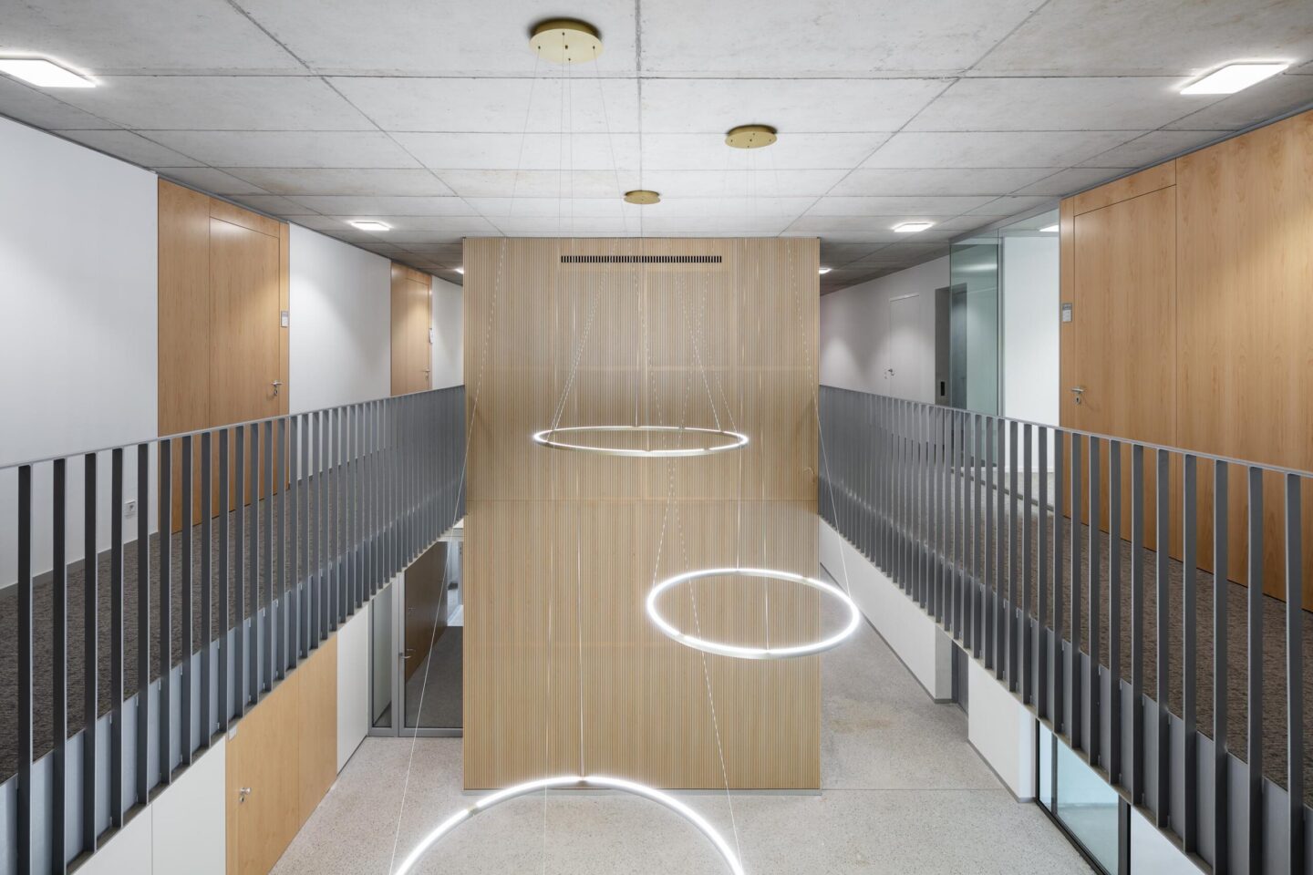 Karlsruhe City Tax Office │ wooden door elements fecotür │ system walls from feco