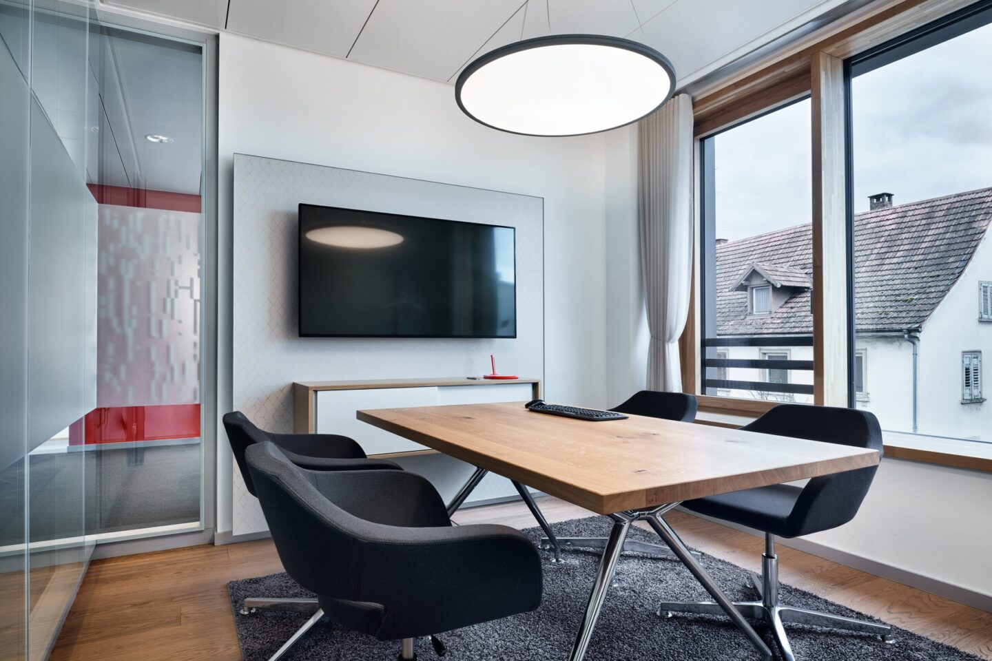 System walls from feco │ Sparkasse Hochrhein │ meeting rooms