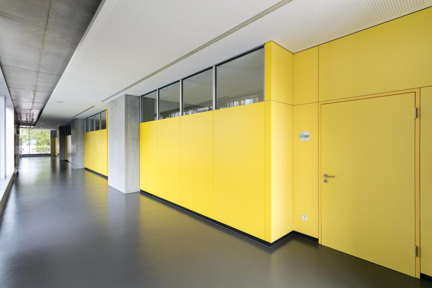 co partition wall systems │ fire-resistant glazing │ proof of fire-protection suitability