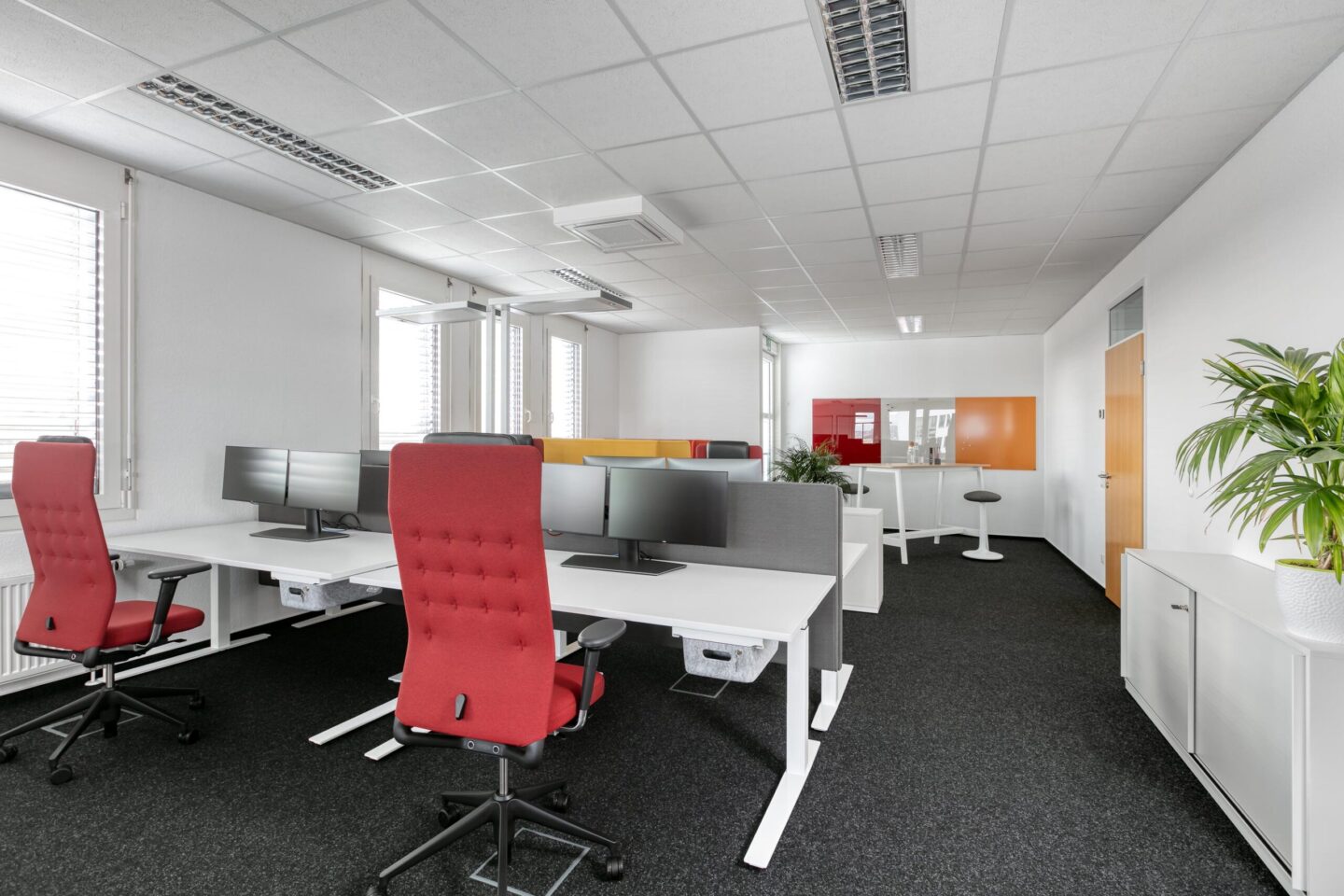 Seeburger │ moderne Büromöbeleinrichtung │ kommunikative Arbeitsbereiche