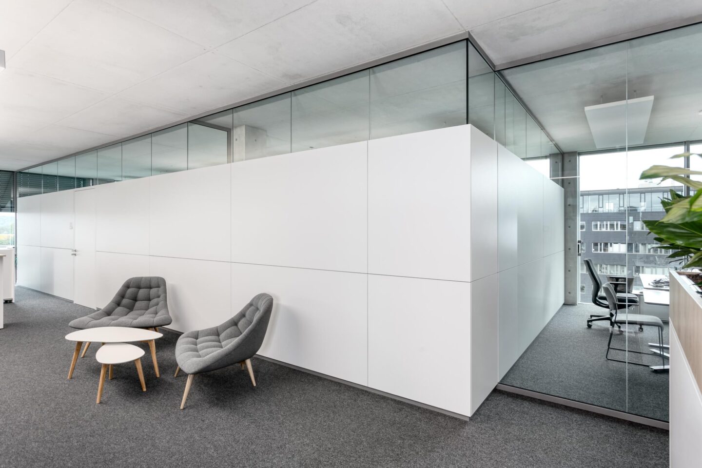 feco │ intermediate office walls │ fecoplan all-glass construction