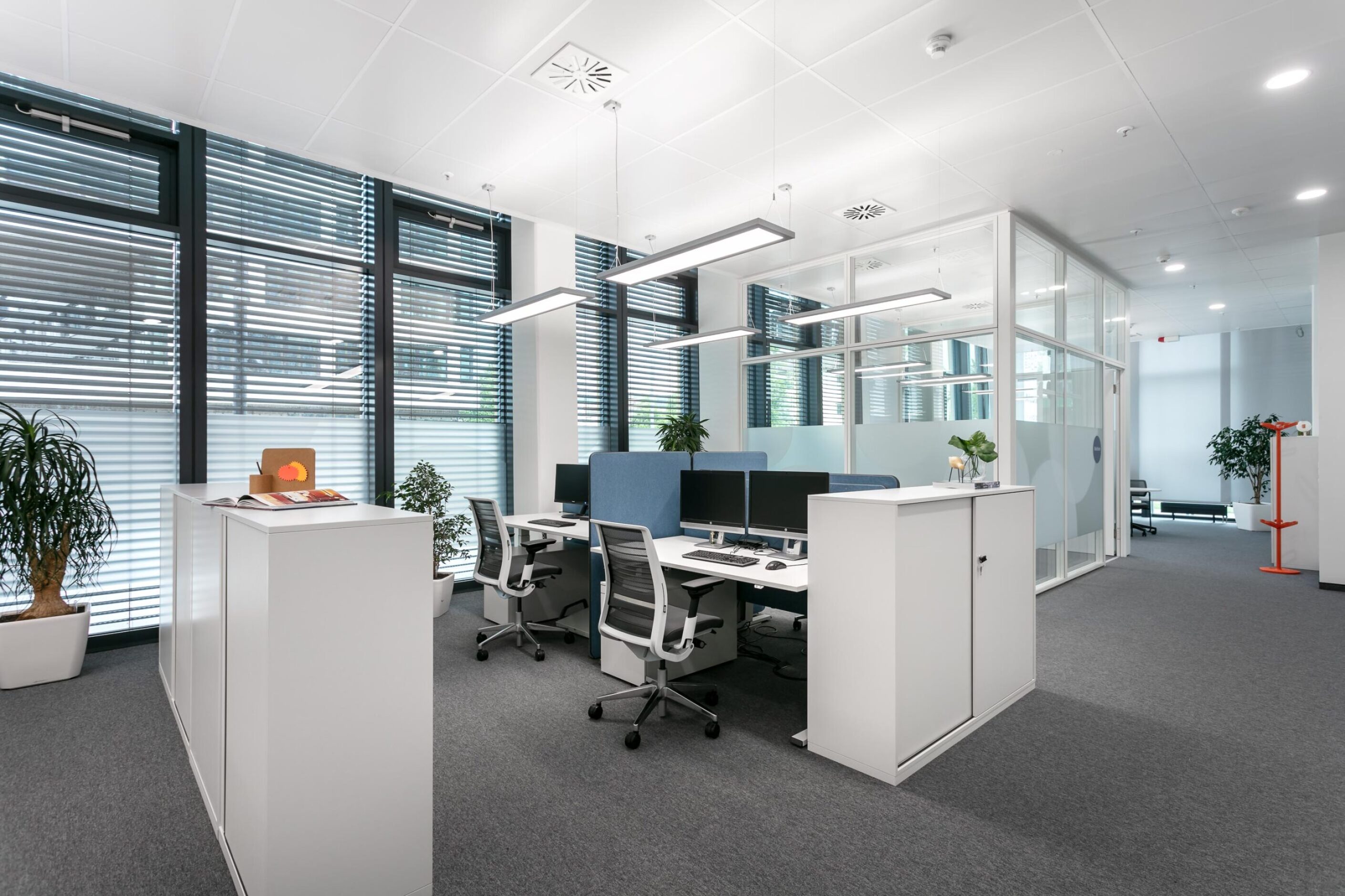 Alcon Freiburg im Breisgau │ Open Spaces Büro │ moderne Arbeitswelten │ hochwertige Büromöbel