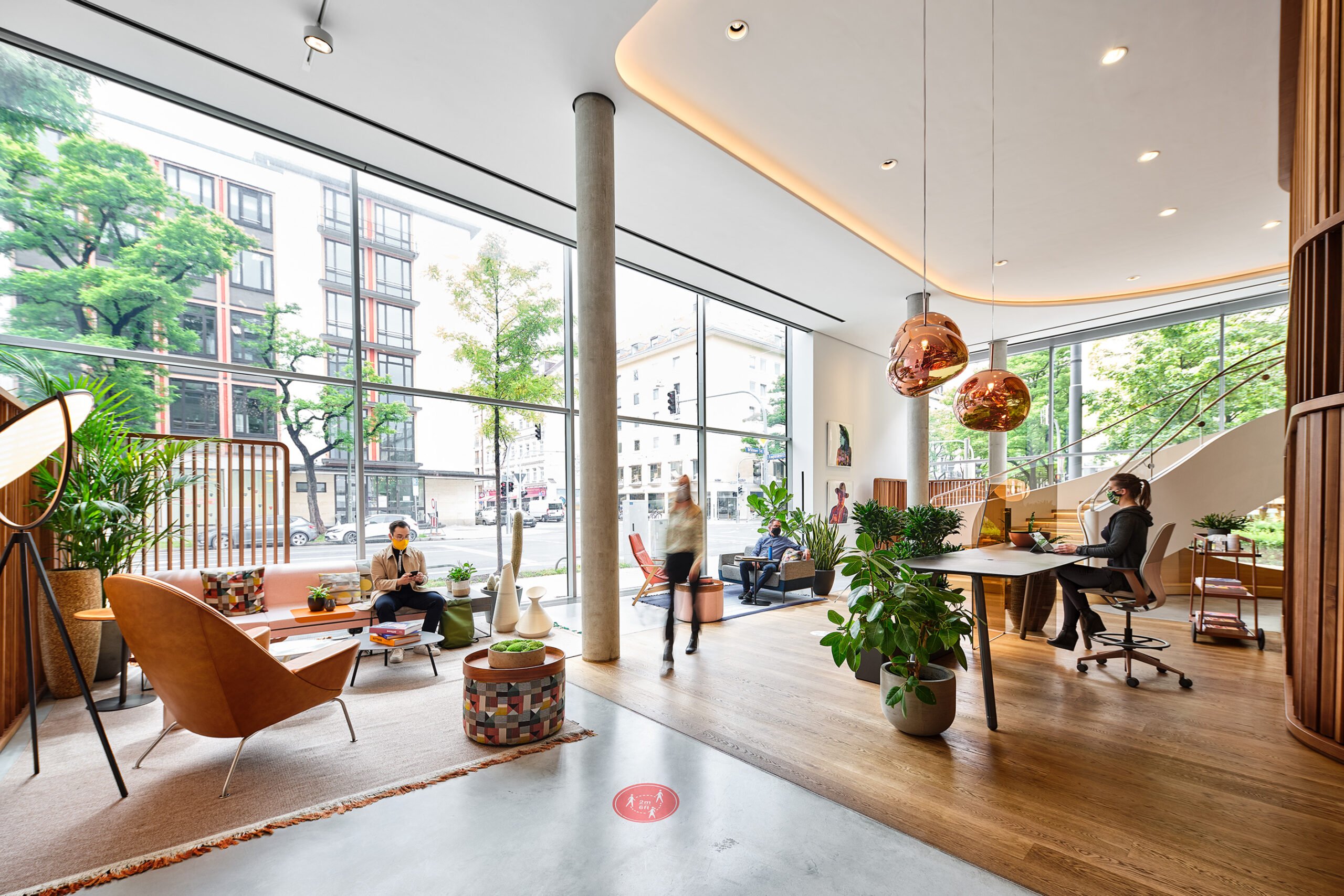 Mit fecofeederle zu Steelcase│Innovatin Center in München