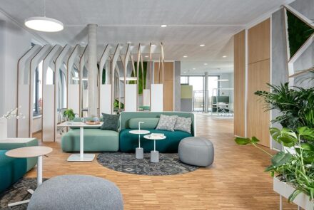 From a place of work to a place of well-being. At Disy, office design brings corporate culture to life. Image