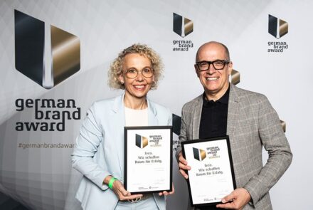 feco mit dem German Brand Award 2022 ausgezeichnet. │ Preisverleihung in Berlin Bild