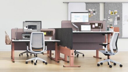 Steelcase Migration SE│höhenverstellbarer Schreibtisch von Steelcase│ Ihr Fachberater in Karlsruhe Bild