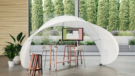 Steelcase Overhead Tent │ agile Arbeitsflächen flexibel gestalten │ Steelcase bei feco in Karlsruhe Bild
