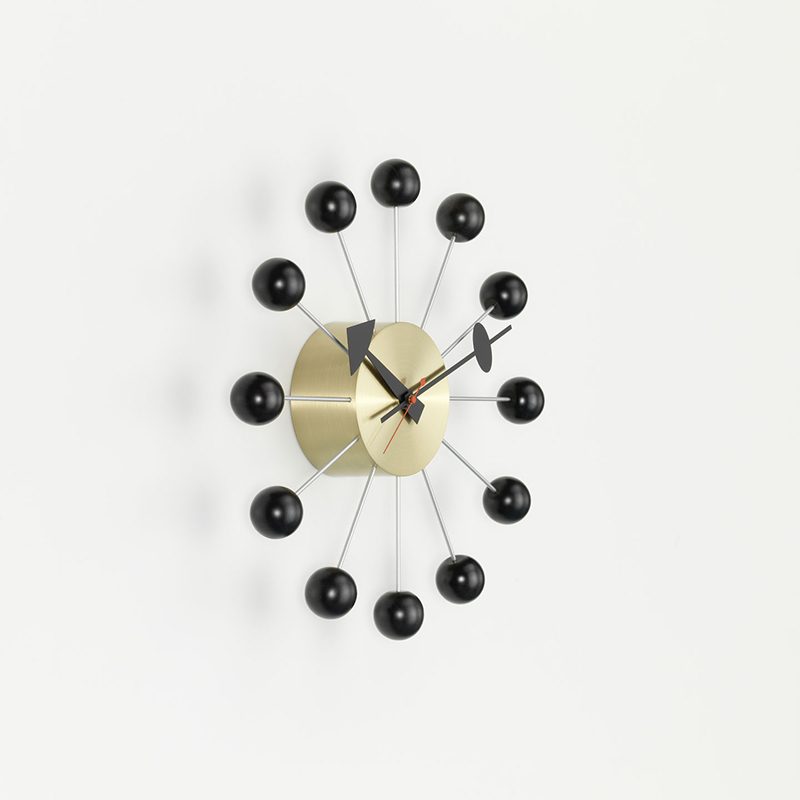 Vitra Nelson Ball Clock schwarz │ Accessories bei feco Karlsruhe