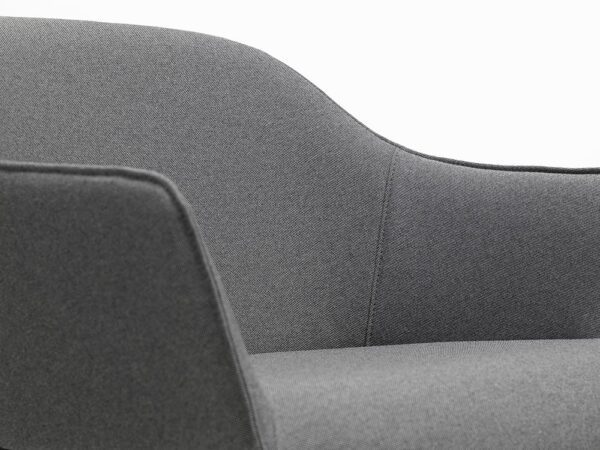 VItra │ Sofsthell Chair │ Farbe sierragrau nero │ Detail