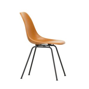 Vitra Fiberglass Side Chair │ dark ochre │ Untergestell Vierfuß