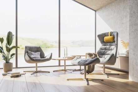 Die Lounge-Sessel für das Büro der Zukunft │ Thonet 808 Bild