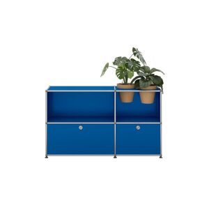 USM Haller │ Sideboard M57 mit Pflanzenzubehör │ enzianblau │ bei feco in Karlsruhe