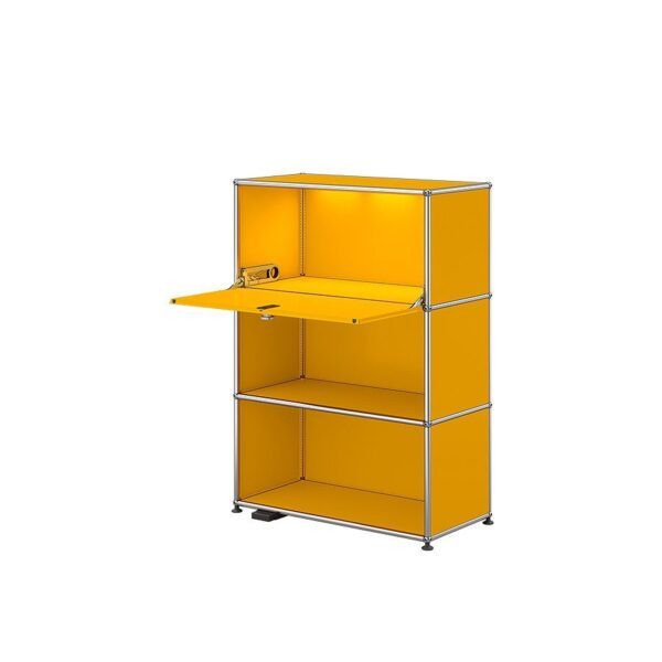 USM Haller E Möbelbausystem │ Sideboard M58 │ goldgelb │ USM bei feco in Karlsruhe