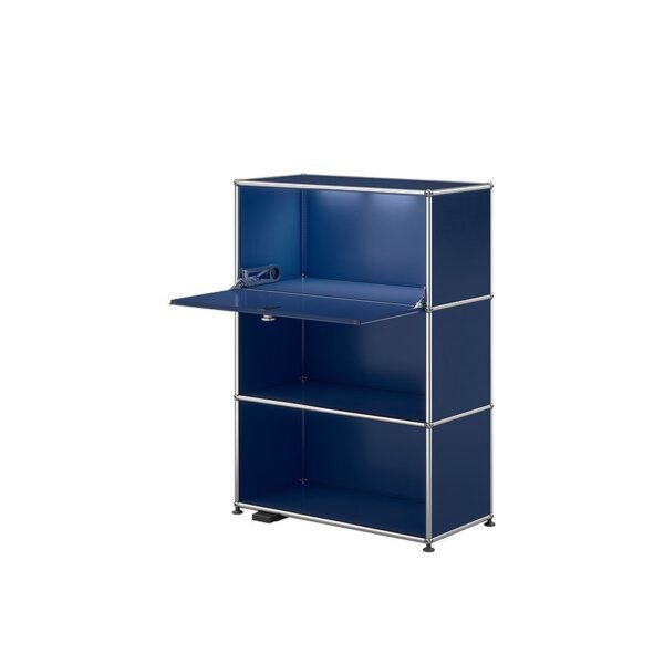 USM Haller E Möbelbausystem │ Sideboard M58 │ stahlblau │ USM bei feco in Karlsruhe