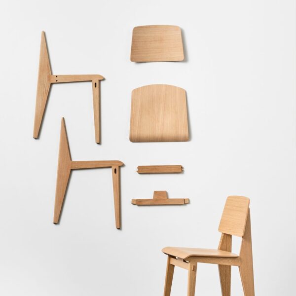 Bestandteile des Chaise Tout Bois │ feco │ Ihr Vitra Fachhandelspartner in Karlsruhe