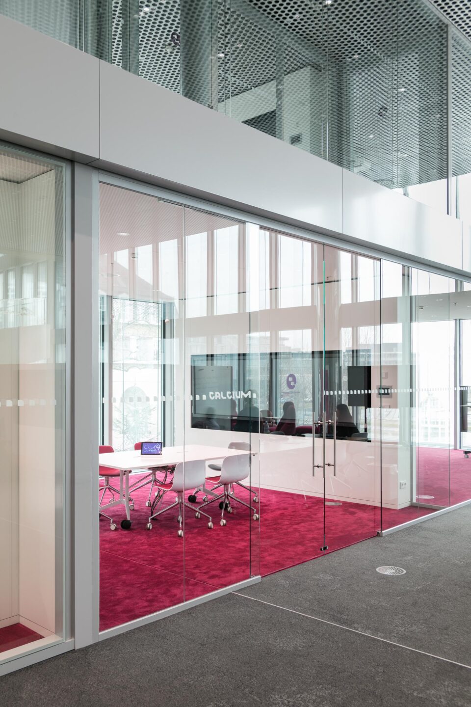 Projekt Merck Innovation Center | Tür fecotür Glas-Schiebetür-Element ST10B