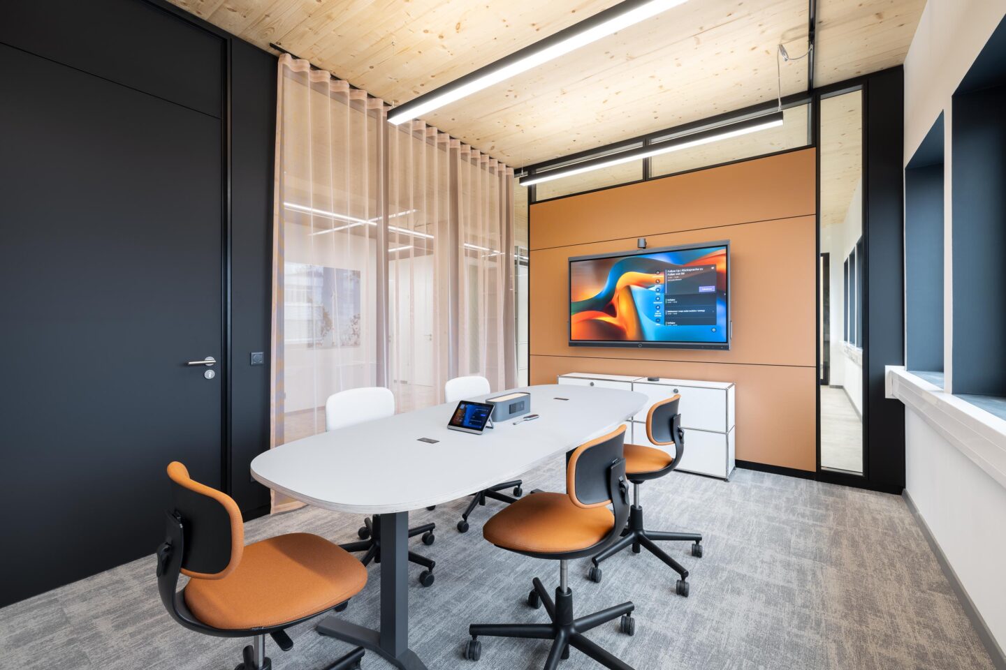 Meeting room with feco system walls | feco