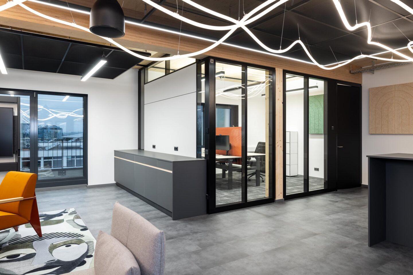 Flexible glass doors for office landscapes | feco