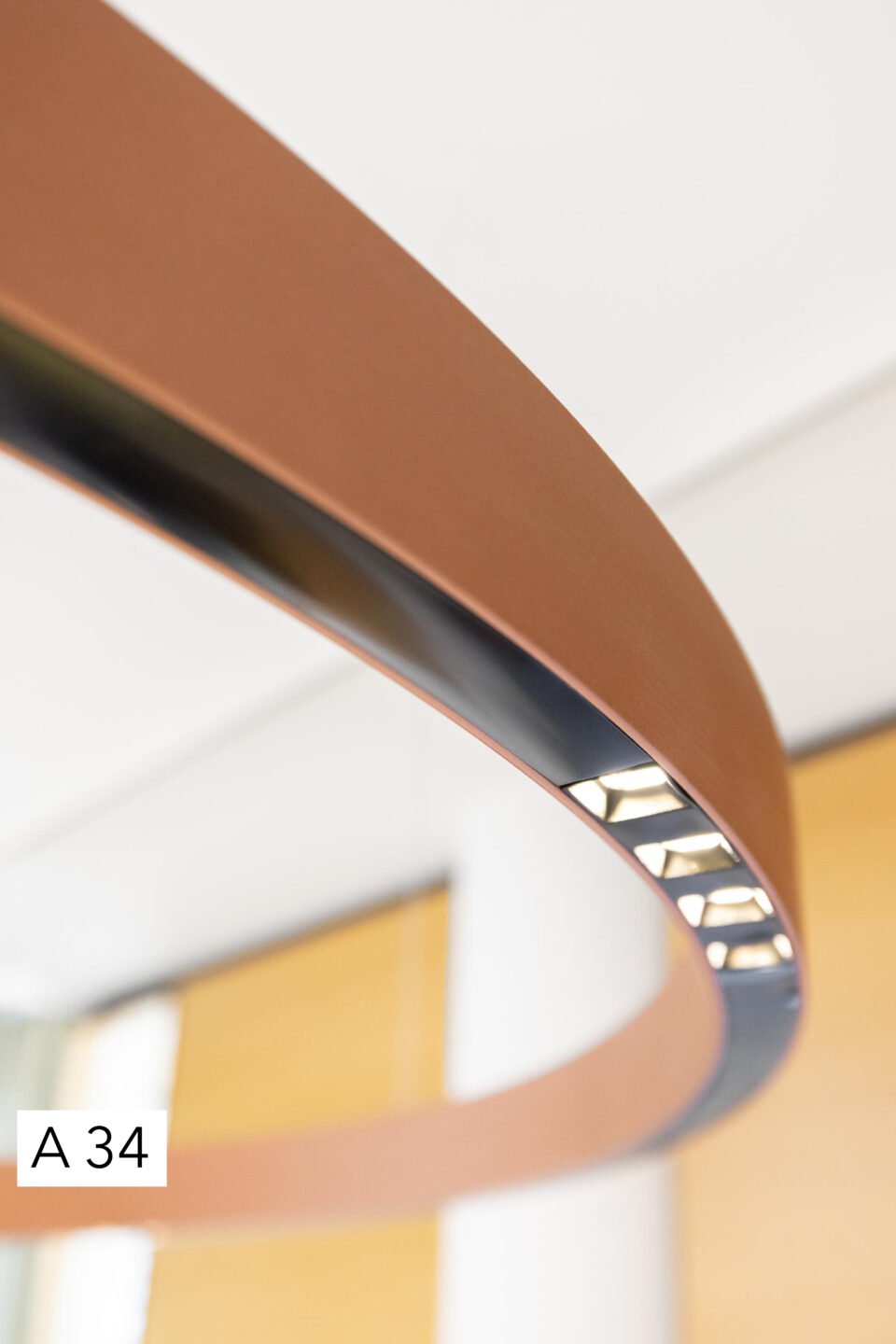 Artemide A34 Deckenleuchte im feco-Meetingraum