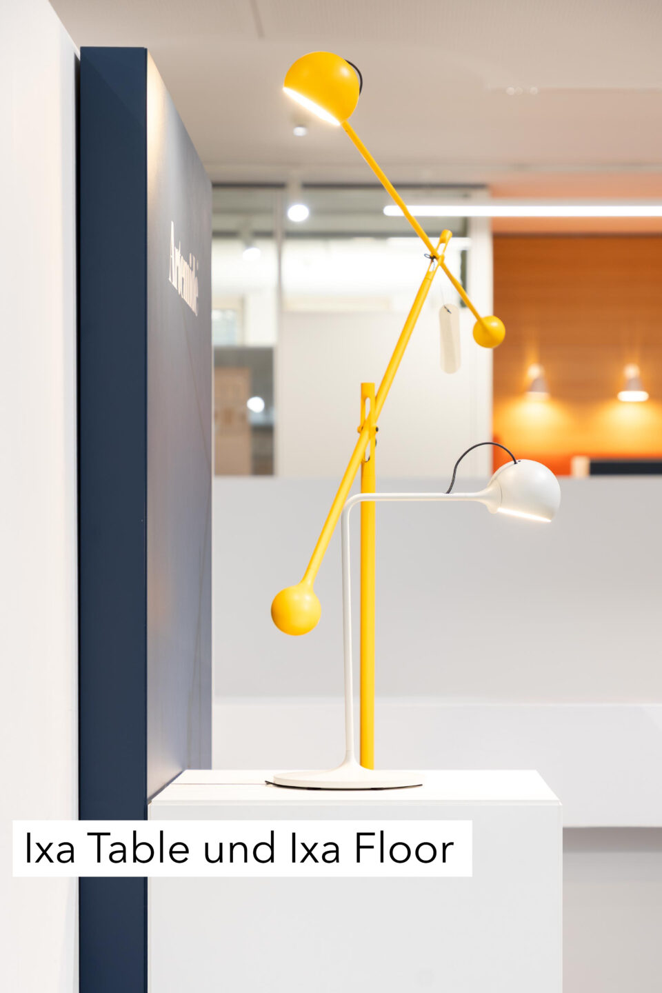 Artemide Ixa Table und Ixa Floor Leuchten im feco-forum