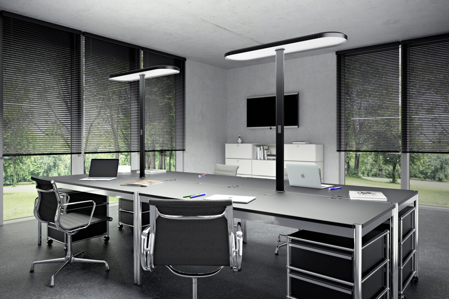 Kido Leuchte von Belux bei feco in Karlsruhe | Büroeinrichtung von feco