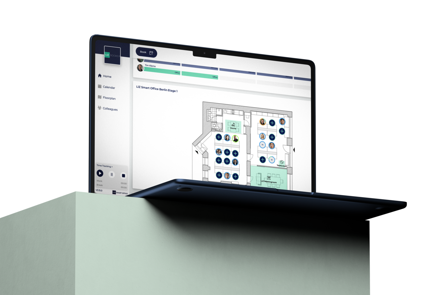 LIZ Smart Office – Digitale Lösungen für hybride Arbeitswelten bei feco in Karlsruhe