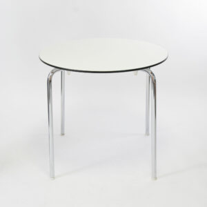 Vitra HAL Bistrotisch rund mit verchromtem Gestell