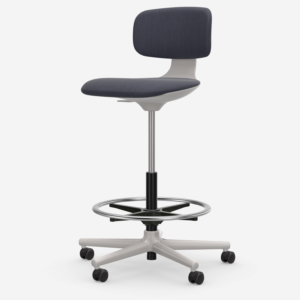 Seitenansicht links des Vitra Rookie High Counter-Stuhls im feco Designshop