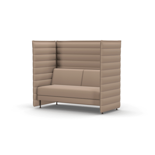 Seitenansicht des Vitra Alcove Plus 2-Seater Akustiksofas im feco Designshop
